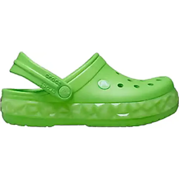 Crocs Geometric Glitter Clog T 210133-3WA Yeşil Bebek Terlik