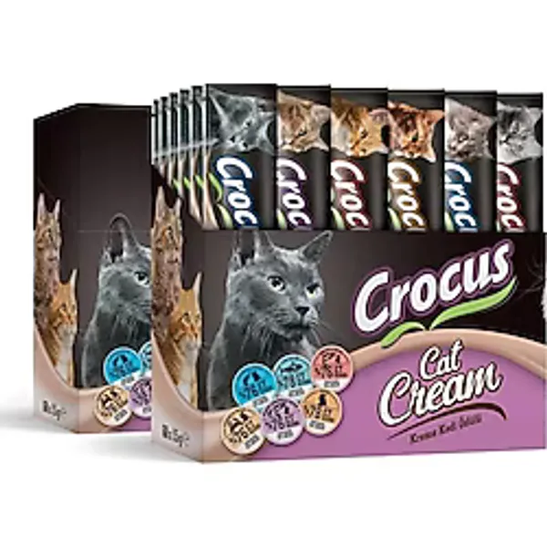 Crocus Multıpack 6 Çeşit Krema Kedi Ödülü 900gr 60x15gr)
