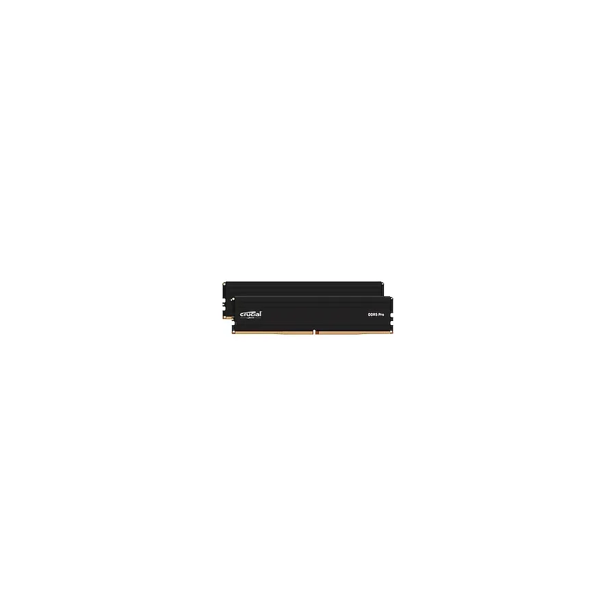 Crucial Pro 64 GB DDR5-5600 RAM Bellek 2 x 32 GB Oyun ve Tasarım Uyumlu Soğutucu CL46