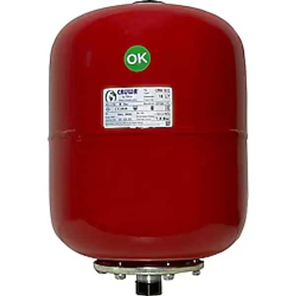 Cruwa CRW18S 18 Litre 0-10 Bar Silindirik Tip Hidrofor ve Genleşme Tankı
