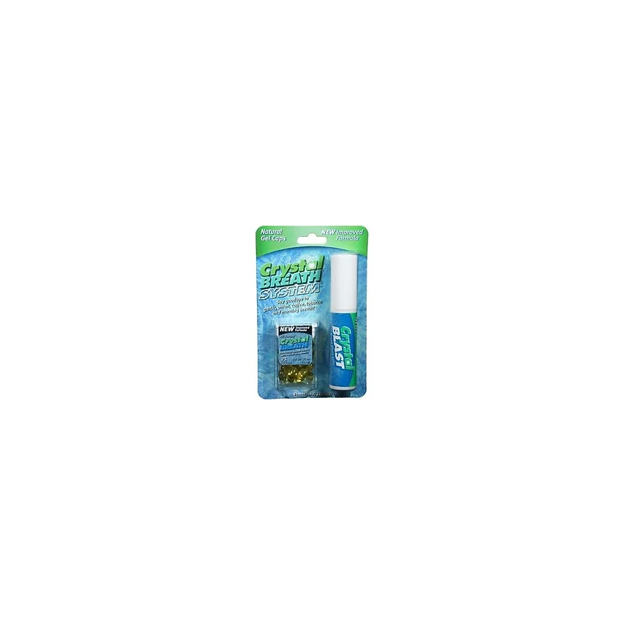 Crystal Breath Ağız Spreyi + Taze Nefes Kapsülleri 25'li