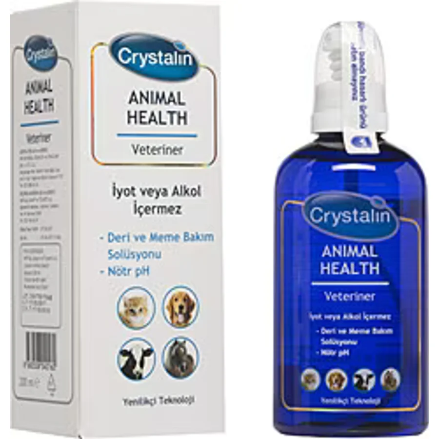 Crystalin Animal Health 200 ml Göz Kulak ve Ağız Bakım Solüsyonu