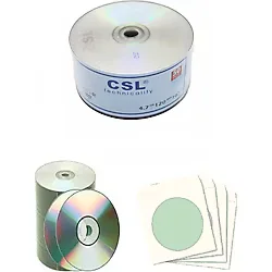 Csl CD-R 700MB 80Min 52X Boş CD 10'lu + CD Zarfı 10'lu