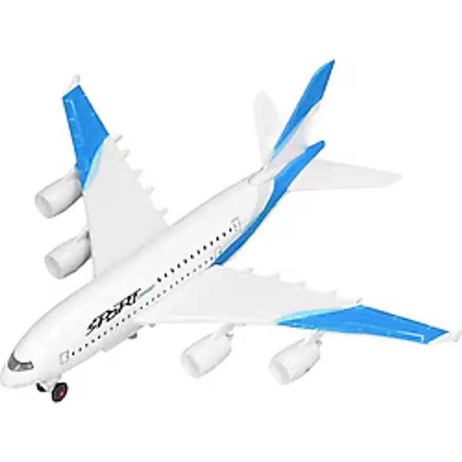 Ctoys Çek Bırak Metal Yolcu Uçağı Işıklı Sesli A3806A