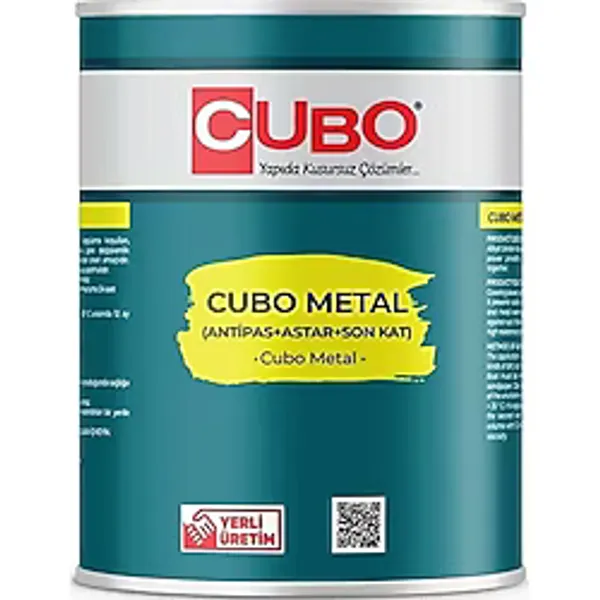 Cubo Metal Pas Boyası Nefti Yeşil 0,75 Litre