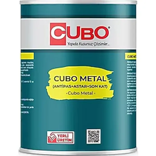 Cubo Metal Pas Boyası Ral 7016 Antrasit Gri 0,75 Litre