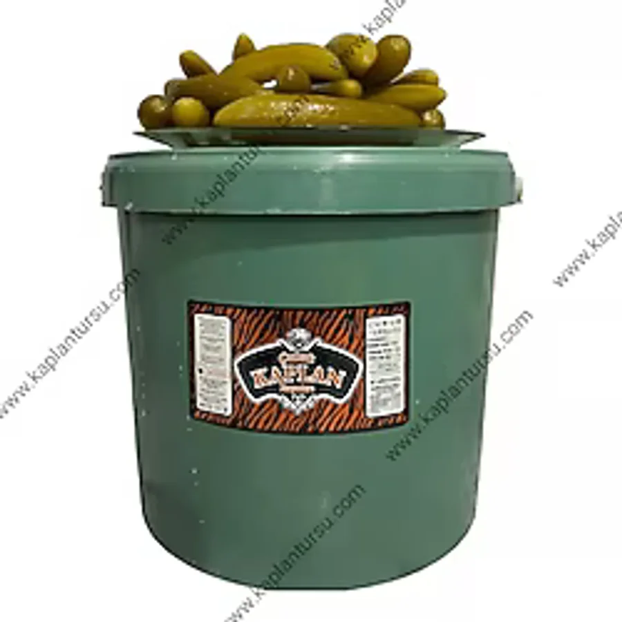 Çubuk Kaplan 3 NO 15 KG Kornişon Turşusu - Meşhur Çubuk Kornişon Turşusu