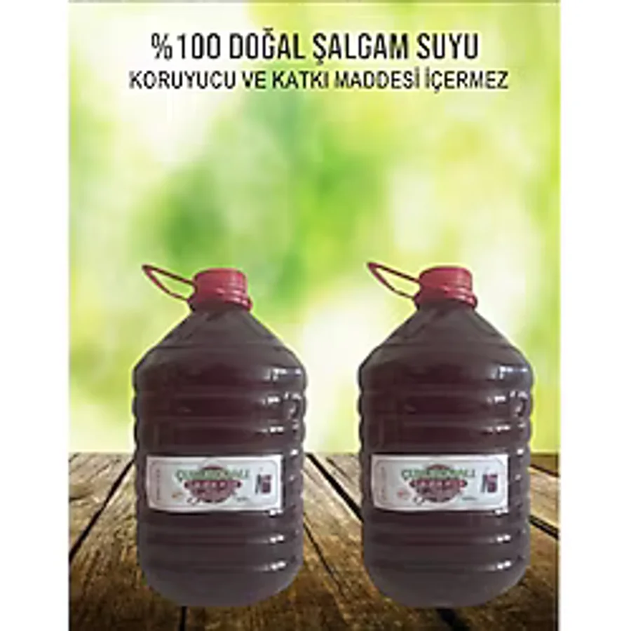 Çukurovalı Doğal Şalgam Suyu 2 x 5 L