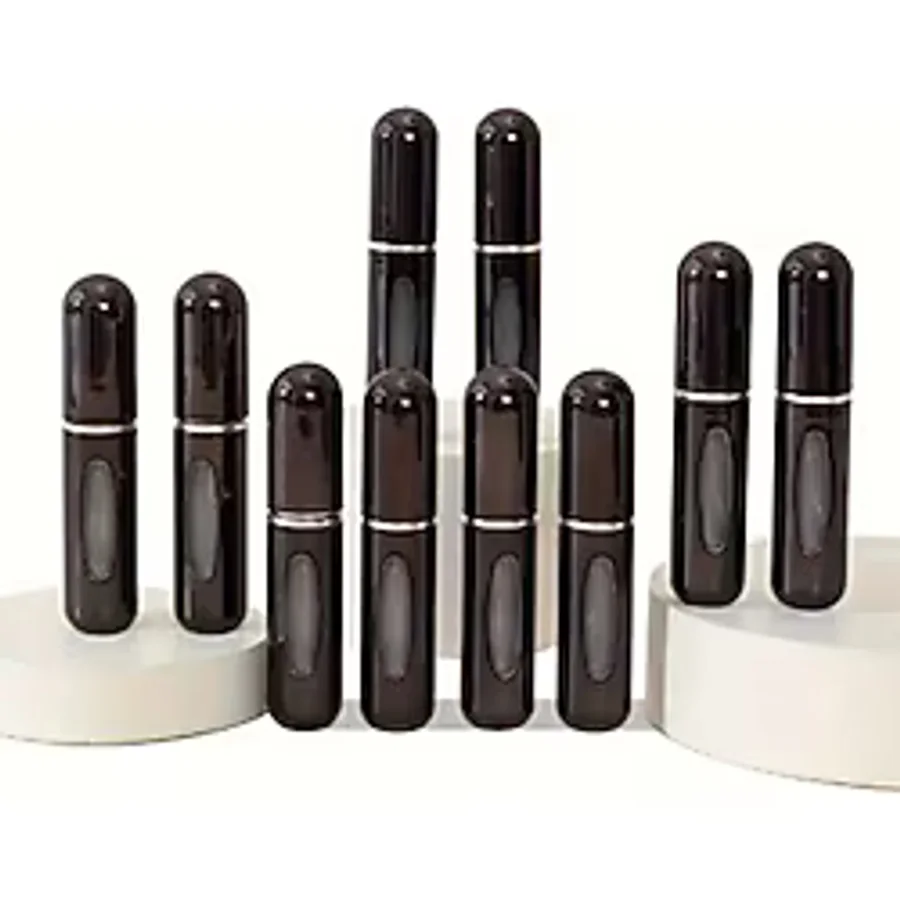 CUPPERA Mini Seyahat Parfüm Dolumlu Atomizer, Taşınabilir Parfüm Sprey Şişesi 5 Ml (2 ADET)