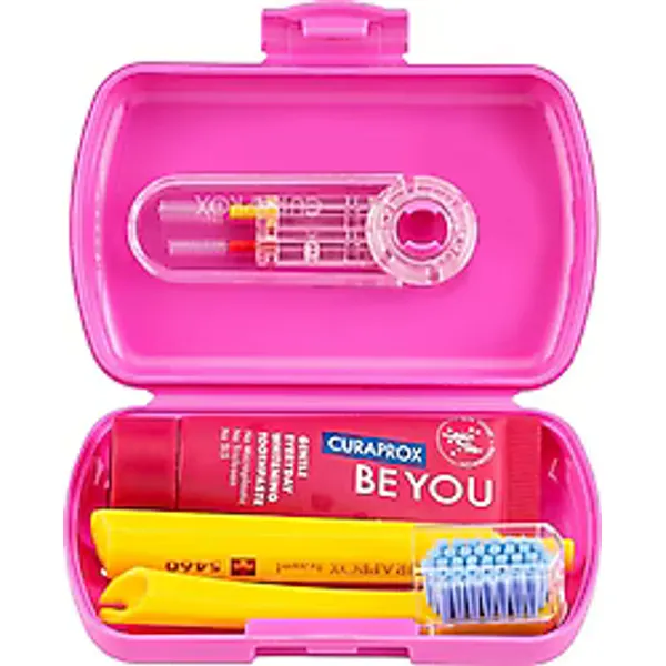 Curaprox 5460 Be You Travel Pembe Diş Fırçası Seti