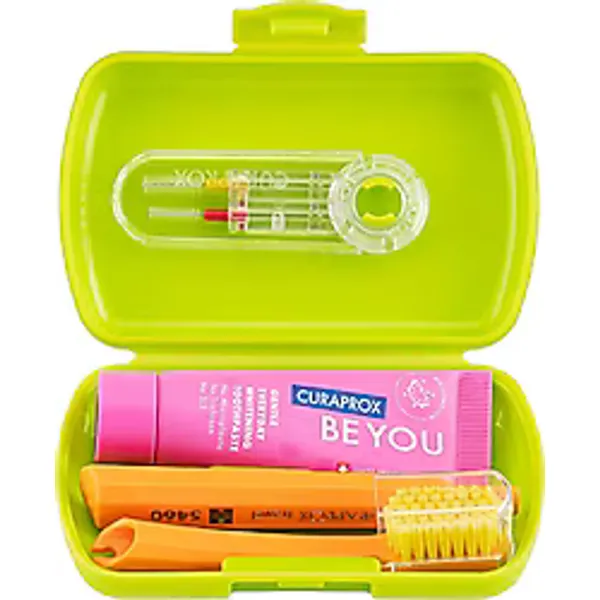Curaprox 5460 Be You Travel Yeşil Diş Fırçası Seti