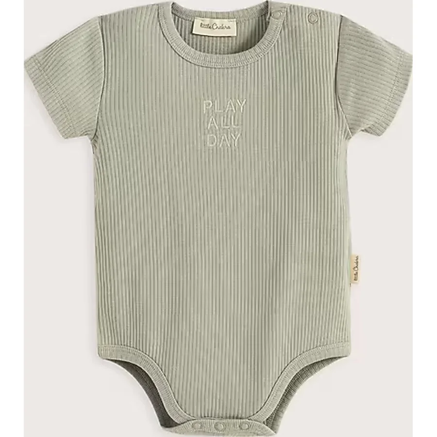 Cute Circus Kısa Kollu Body YEŞİL