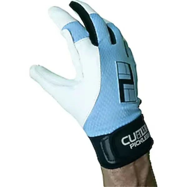 CUZINA Ultra Hafif - Pickleball Raket Topu Eldiveni (Soğuk Mavi/Beyaz, X-Large, Sağ)