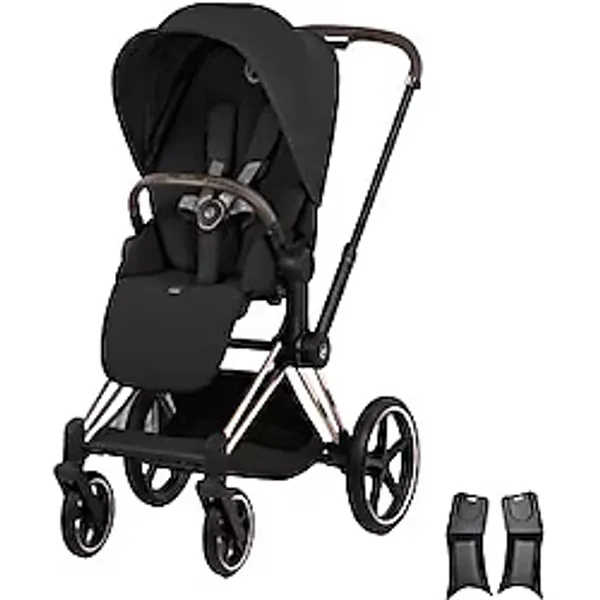 Cybex Priam - Oturma Portbebe Dahil Rosegold Sephia Black - Siyah