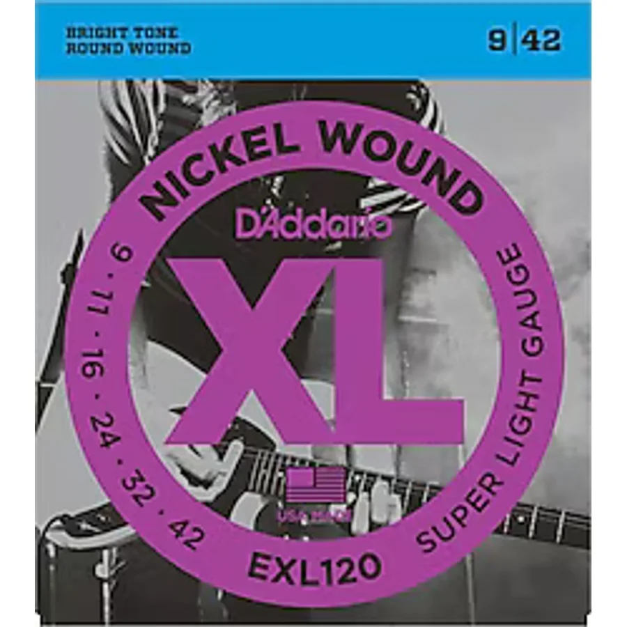 D 'Addario EXL120 Super Light 9-42 Elektro Gitar Teli