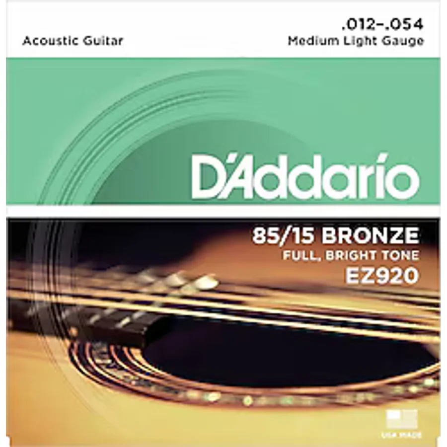 D'Addario EZ920 85/15 Bronze 12-54 Akustik Gitar Teli
