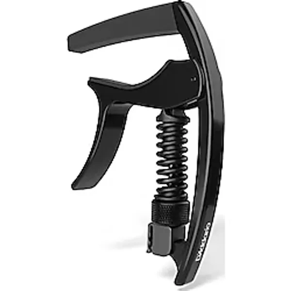 D'Addario Gitar Kaposu - NS Tri Action - Gitar için Kapo - Capo Gitar - Gitar Kaposu - Siyah