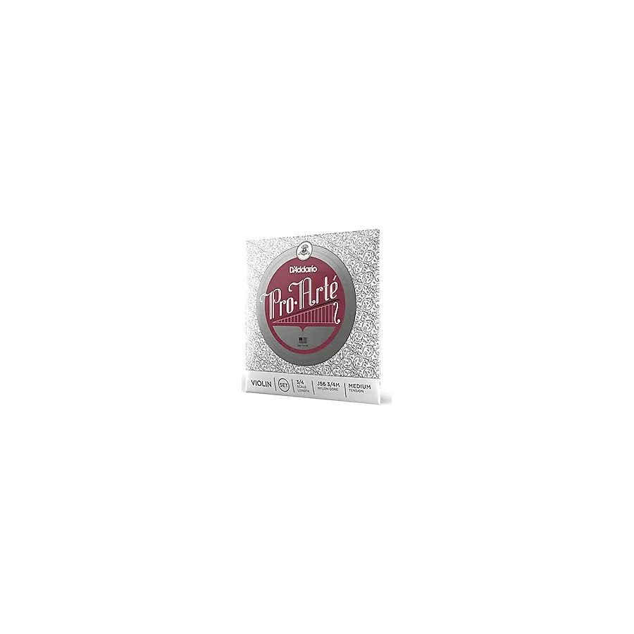 D'Addario J56-3/4M Pro Arte keman tel seti Perlon/Alüminyum 3/4 Medium
