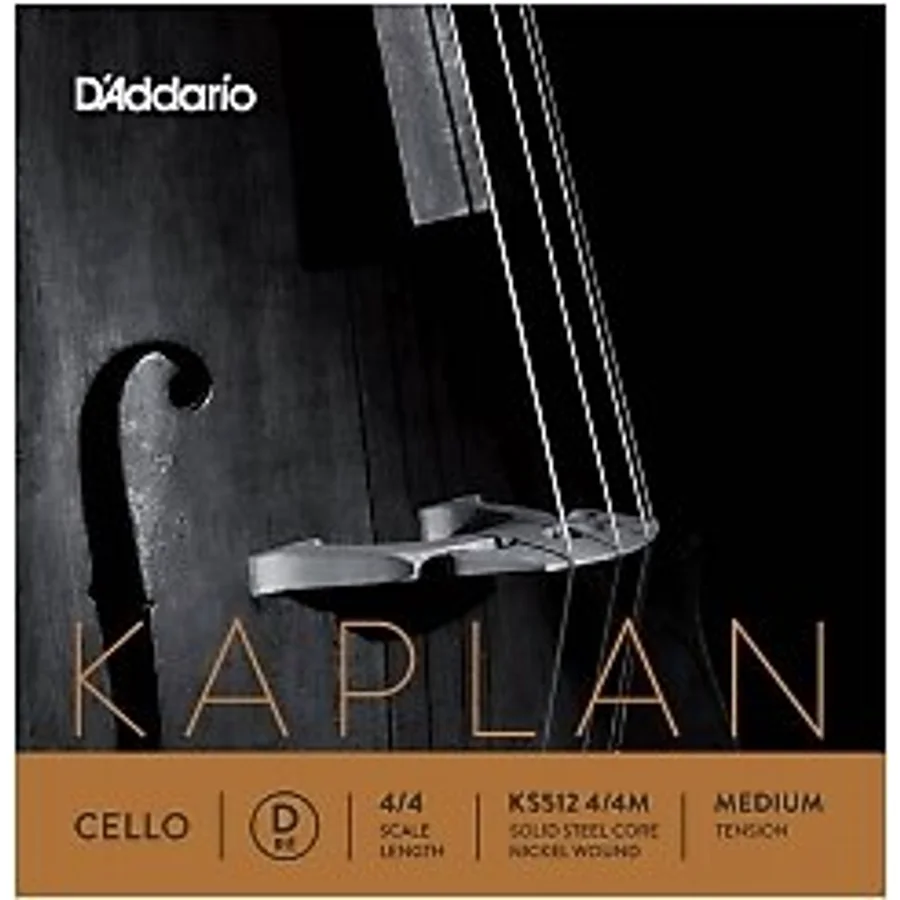 D'Addario Ks512 4/4M Kaplan Çello Tek Tel (D)