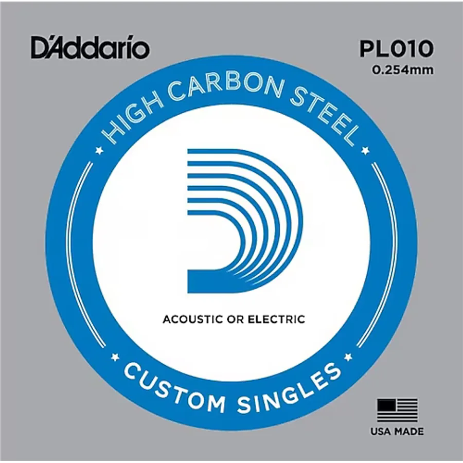 D'addario Pl010 Tek Elektro Gitar Teli 10