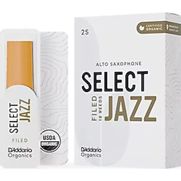 D 'Addario Woodwinds Organic Select Jazz Alto Saksafon Kamışı No:2 Soft