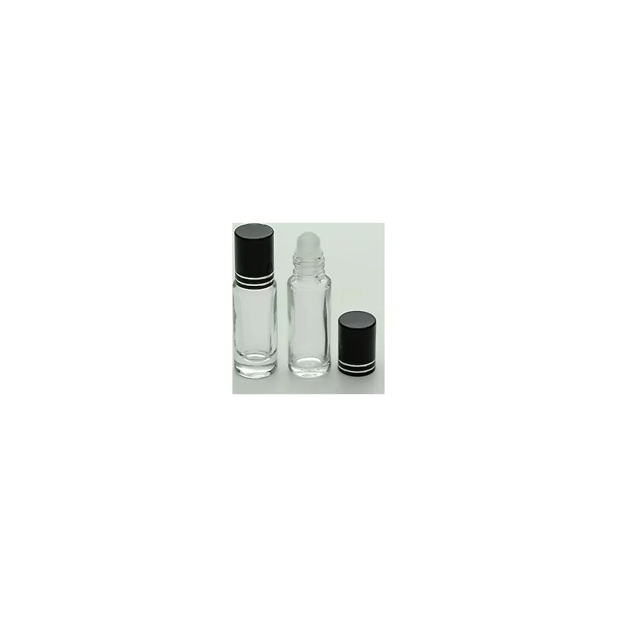 D&B YOL Boş Parfüm Şişesi 5 ml (3 ADET) Roll-on Gri Kapaklı Boş Şişe