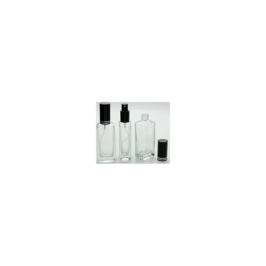 D&B Yol Boş Parfüm Şişesi 50 Ml (2 Adet) Iphone (Tekrar Doldurulabilir) Metal Valf Ve Kapak Boş Şişe