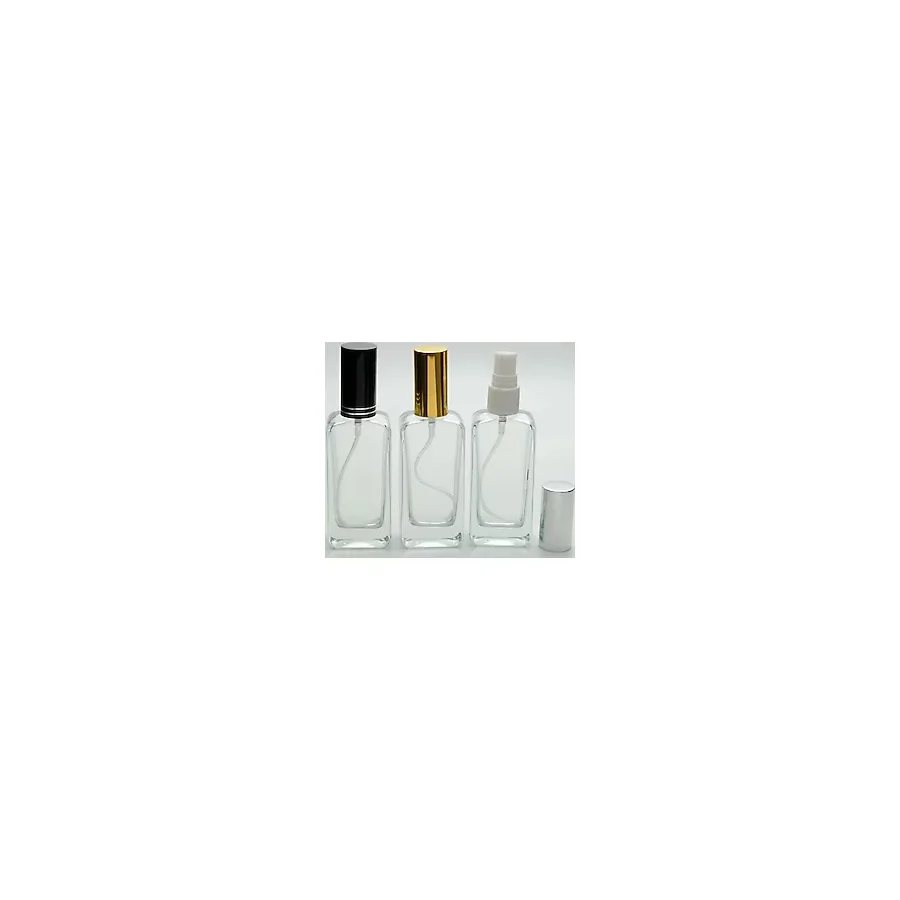 D&B Yol Boş Parfüm Şişesi 50 Ml (2Adet) Iphone (Tekrar Doldurulabilir-Çevirmeli Kapak) Metal Kapak Plastik Valf Iphone Boş Şişe