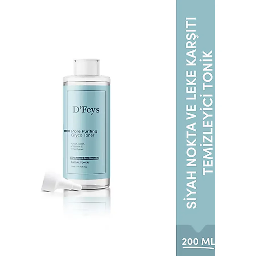 D'feys Siyah Nokta Ve Leke Karşıtı Temizleyici Tonik 200 ml