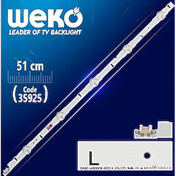 D4ge-600Dcb-R2 51 Cm Tv Led Bar (Tvnizi Açıp İçindeki Led Barla Birebir Aynısı Olduğunu Görmeden Almayınız. Sonrasında İade Almamaktayız.)