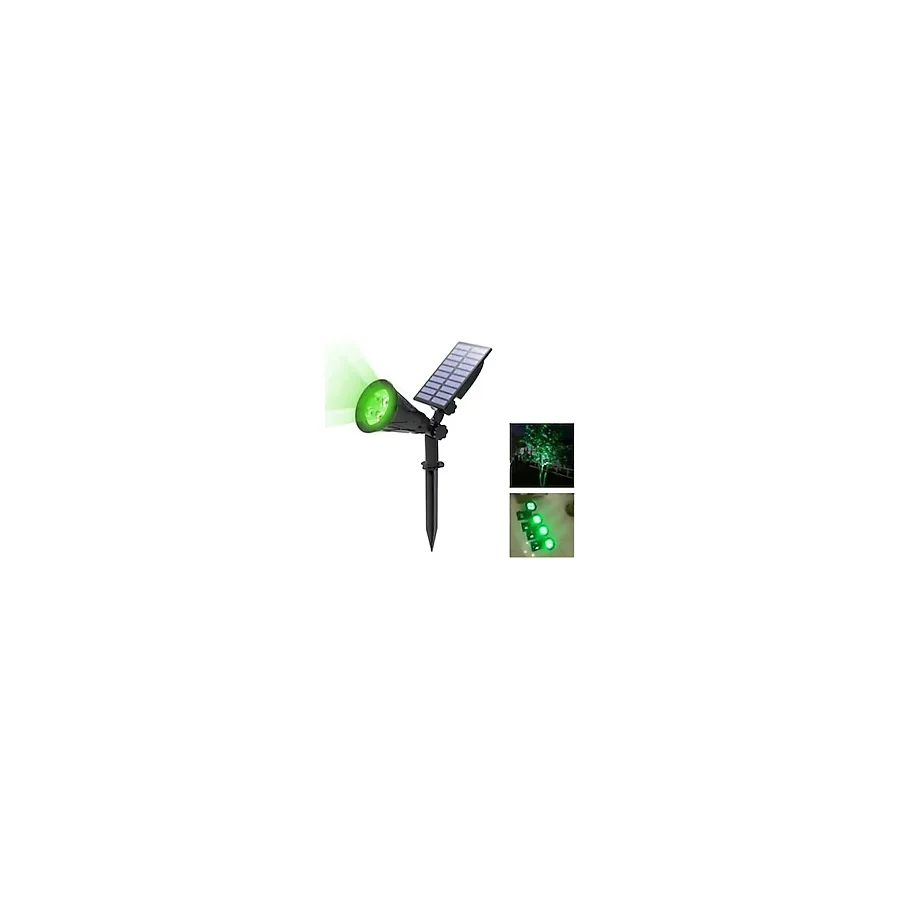 DabLighting Yeşil Çim Solar Led Bahçe Aydınlatması - Güneş Enejisi Ledli Çim Lambası - Güneş Enerjili Saplamalı