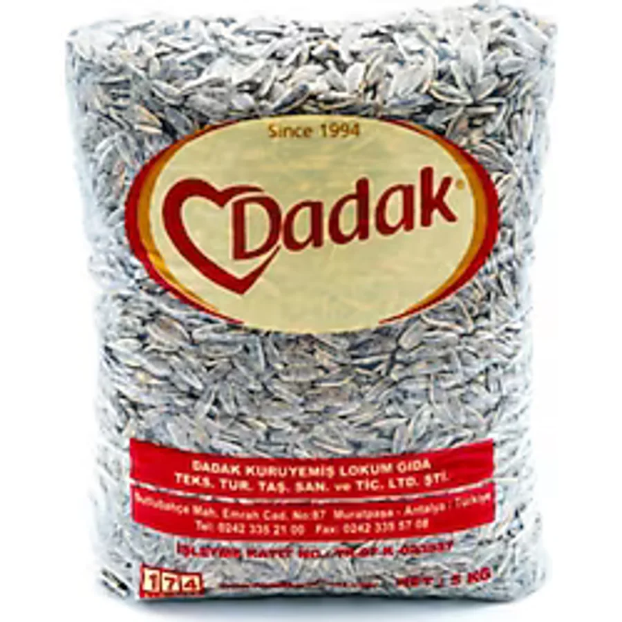 Dadak Kavrulmuş Siyah Tuzlu Çekirdek 5 kg