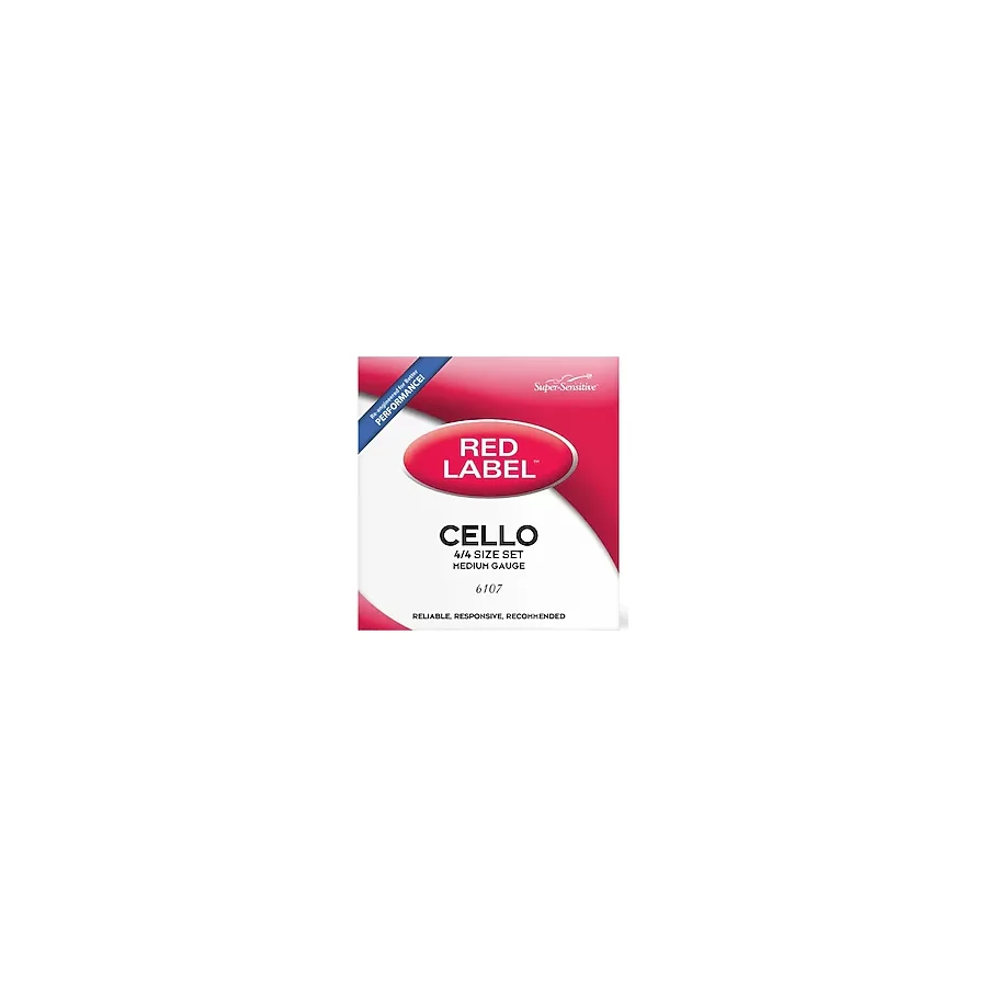 Daddarıo 6107 Cello Tel Seti, Red Label, 4/4, Medıum Tensıon