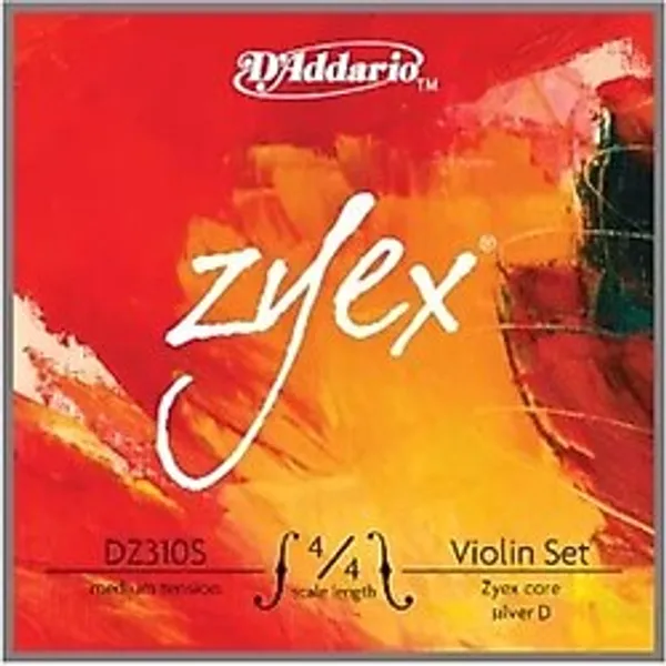 DADDARIO DZ310S KEMAN TEL SET, ZYEX, 4/4 , MEDIUM TENSION, (RE GÜM