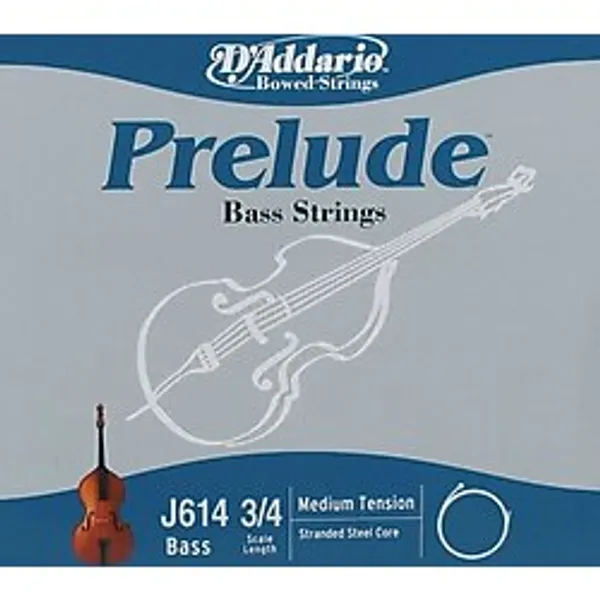 DADDARIO J614 KONTRABAS TEK TEL, PRELUDE, E-(Mİ), SCALE 3/4, MED
