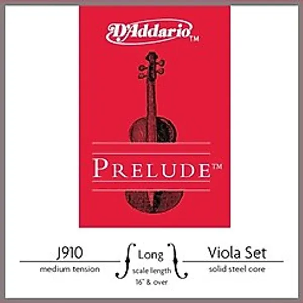 DADDARIO J910LM VIOLA TEL SETİ, PRELUDE, LONG SCALE (16" VE ÜSTÜ )