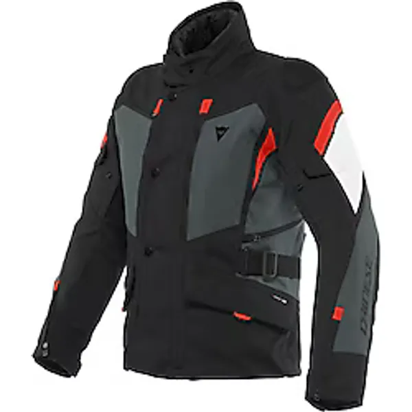 Dainese Carve Master 3 Gore-Tex Erkek Siyah-Kırmızı-Beyaz Kışlık Motosiklet Montu