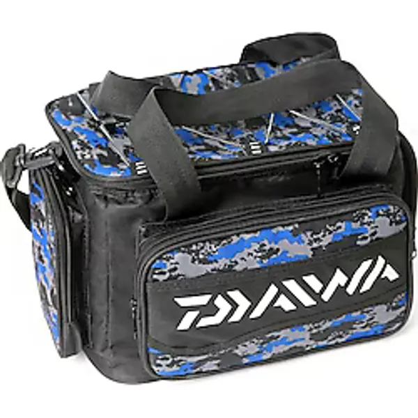 Daiwa Baskılı Helper Bag Balıkçı Çantası - Blue Camo