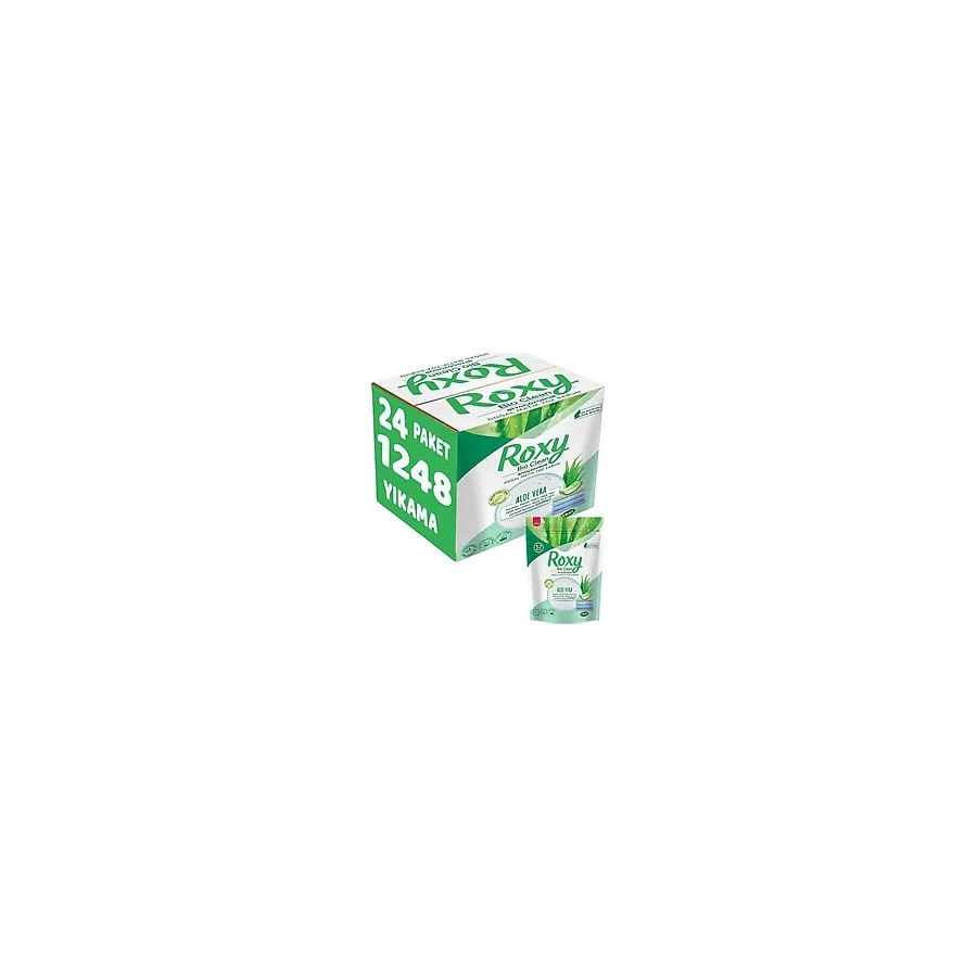 Dalan Roxy Bio Clean 1.6 kg 24'lü Paket Aloe Vera Sabun Tozu
