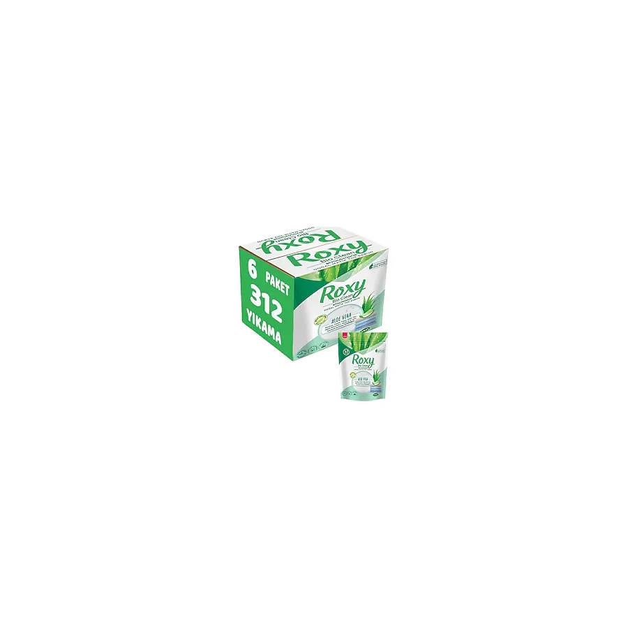 Dalan Roxy Bio Clean 1.6 kg 6'lı Paket Aloe Vera Sabun Tozu