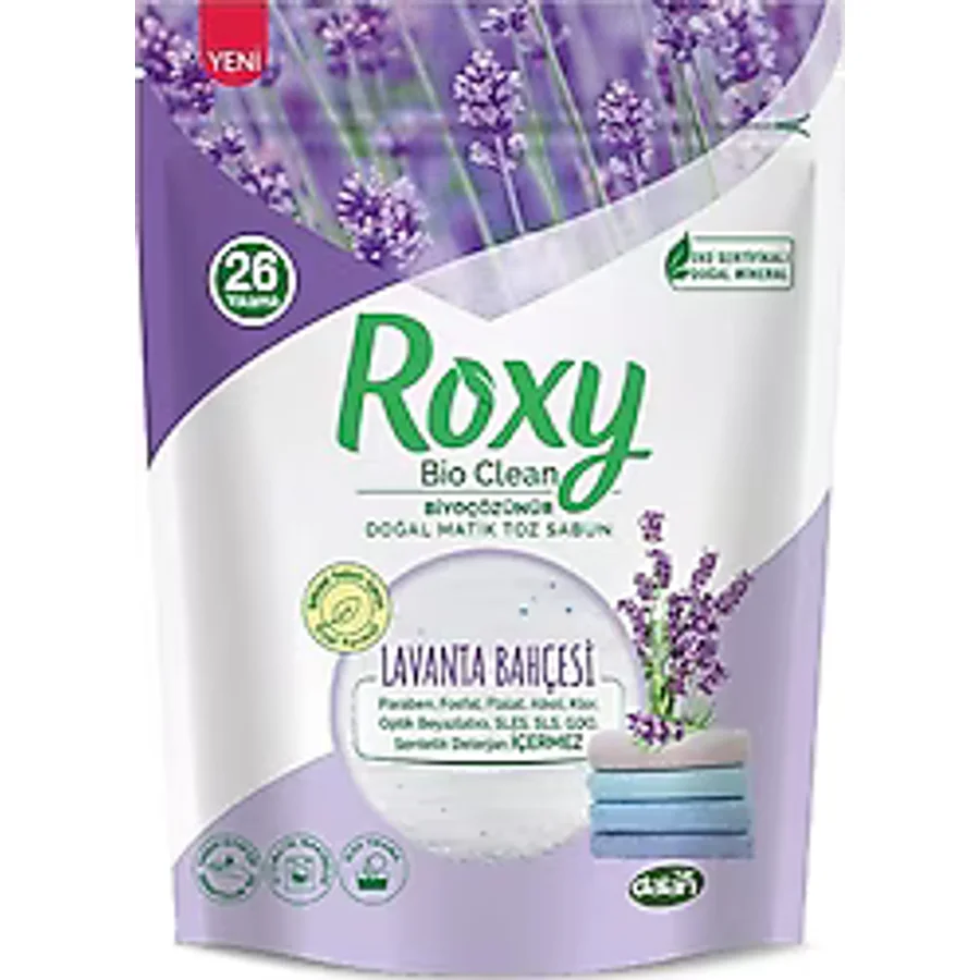 Dalan Roxy Bio Clean Lavanta Bahçesi Toz Sabun 800 gr 12'li