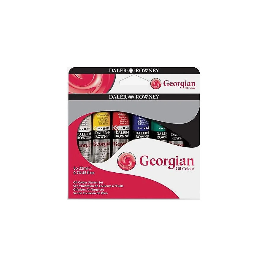 Daler-Rowney Georgian 22 ml 6 Renk Yağlı Boya Başlangıç Seti