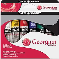 Daler-Rowney Georgian 22 ml 6 Renk Yağlı Boya Başlangıç Seti