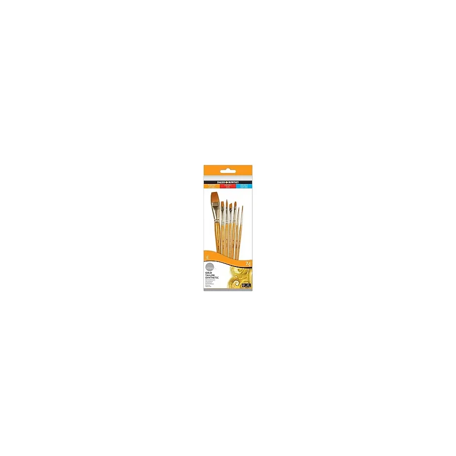 Daler Rowney Gold Taklon 7li Kısa Fırça Seti 21620700