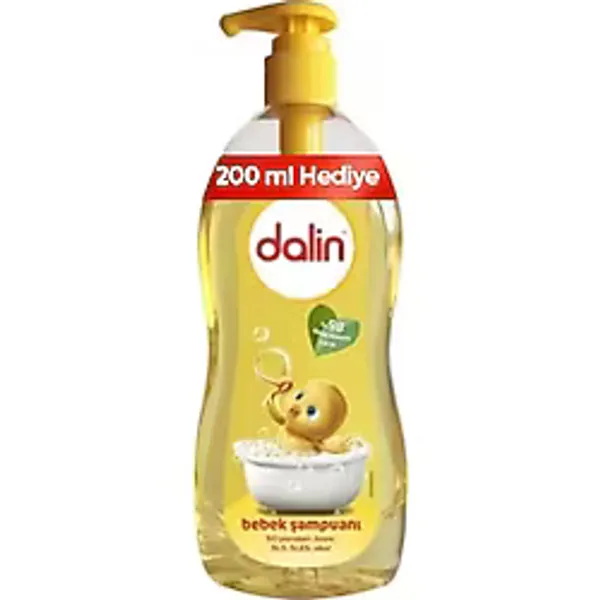 Dalin Göz Yakmayan Çiçek Özlü Yenidoğan Uyumlu Saç ve Vücut Şampuanı 900 ml