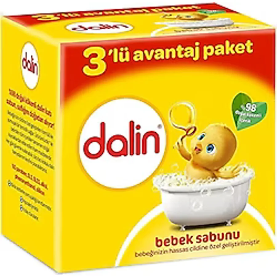 Dalin Klasik Bebek Sabunu 3x100 gr
