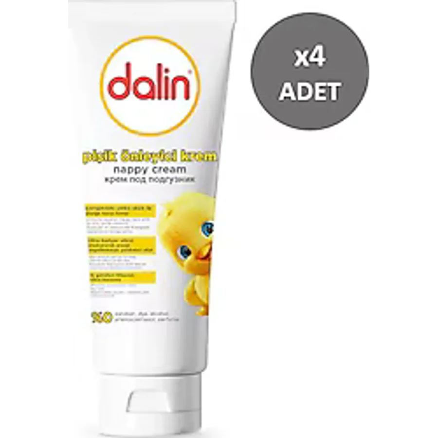 Dalin Pişik Önleyici Krem 100 ml 4 Adet