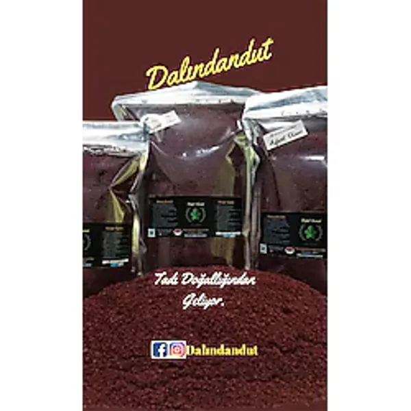 Dalındandut Yeni Mahsül Doğal Sumak Toz 1 Kg gr ( Taze Öğütülmüş, Katkısız)