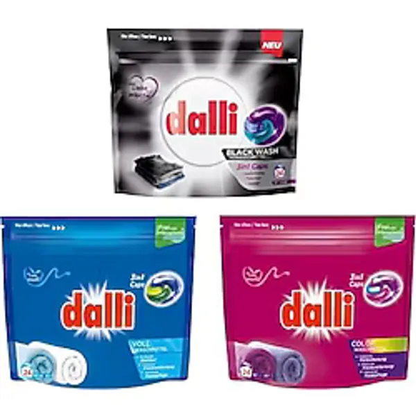 Dalli Kapsül Çamaşır Deterjanı Serisi 3'lü Set