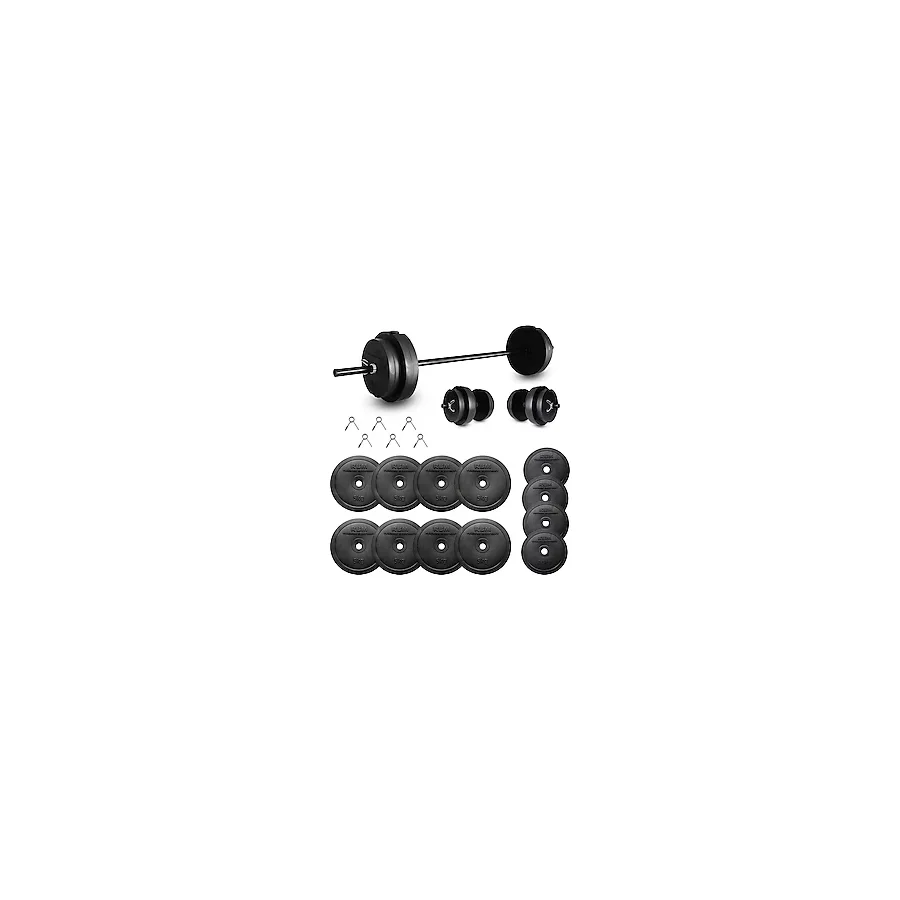 Dambıl 55 kg Siyah Dambıl Seti (Dumbell) Ağırlık Seti Özel Materyal ile Dayanıklı Tasarım